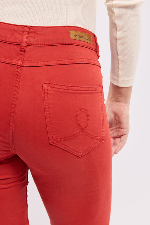 armor-lux-pantalon-slim-femme-gabardine-coton image 5