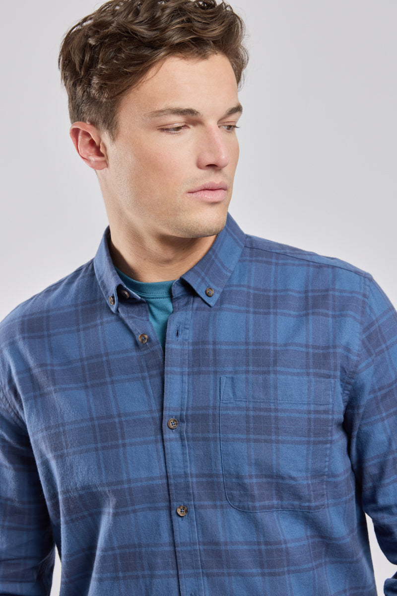 chemise-flanelle-carreaux-armor-lux-homme-coupe-confort image 3