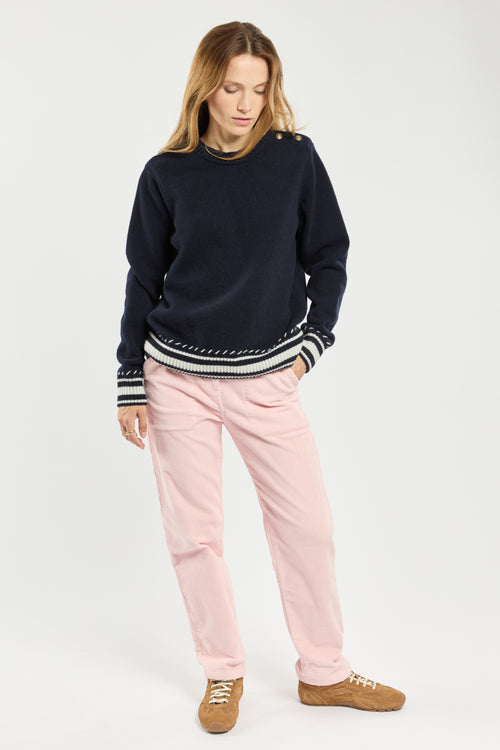 armor-lux-deauville-pull-marin-femme-laine-manches-longues image 4