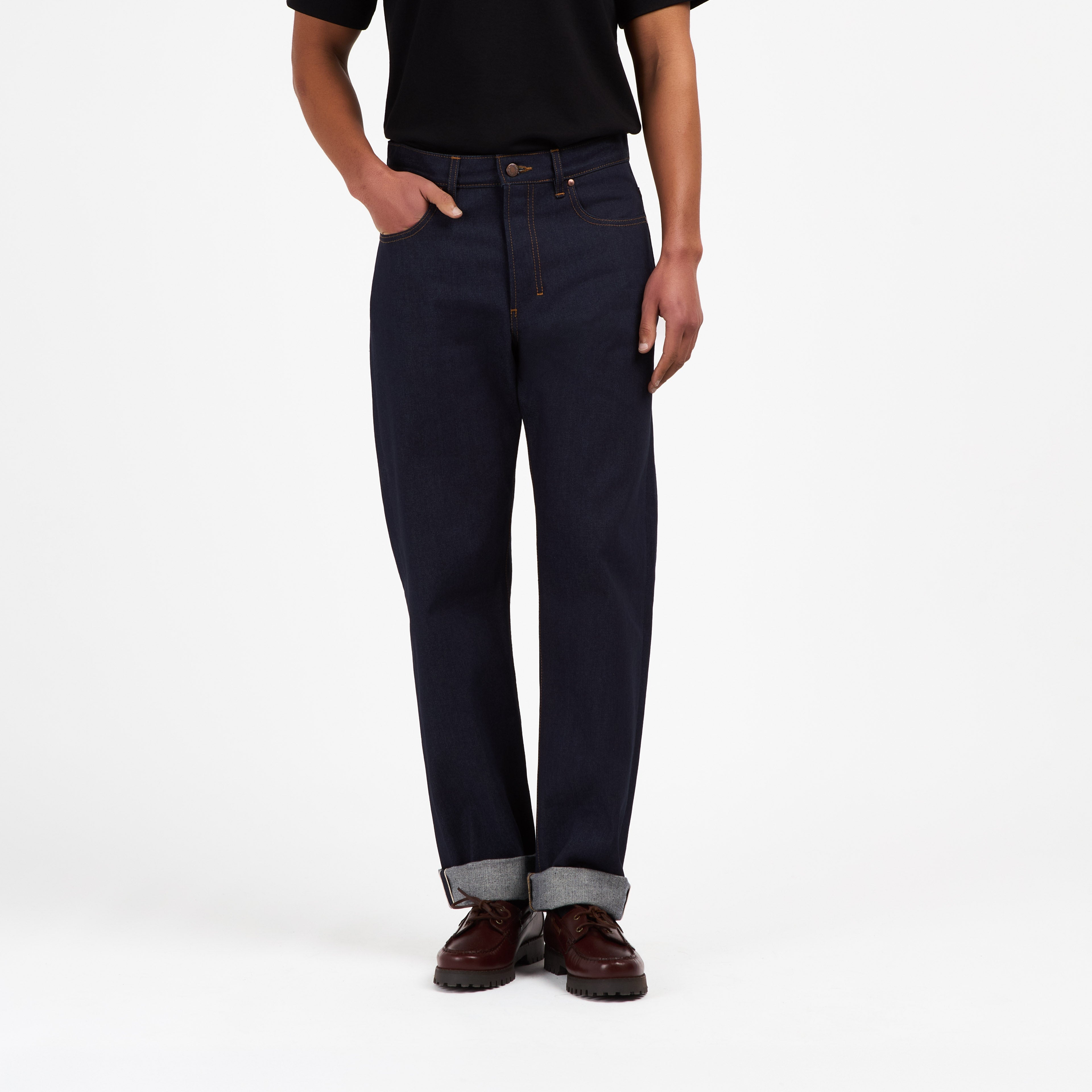 atelier-tuffery-jean-c-lestin-homme-droit-taille-haute-toile-selvedge image 2