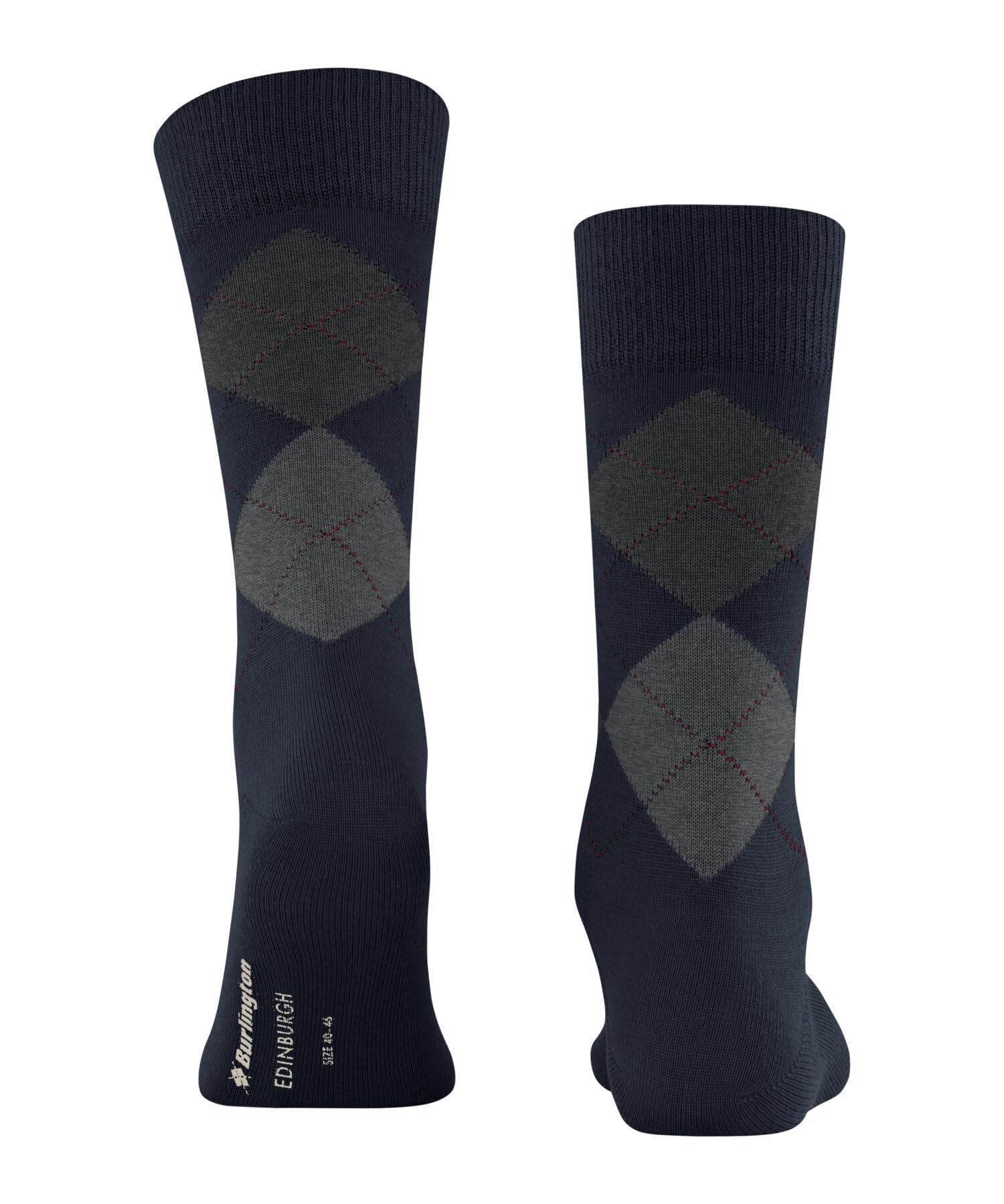 burlington-edinburgh-chaussettes-homme-laine-bleu-marine-6123-40-46 image 2