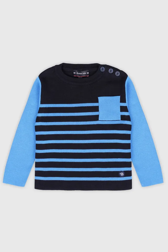 armor-lux-pull-marin-ray-groix-enfant-coton image 1