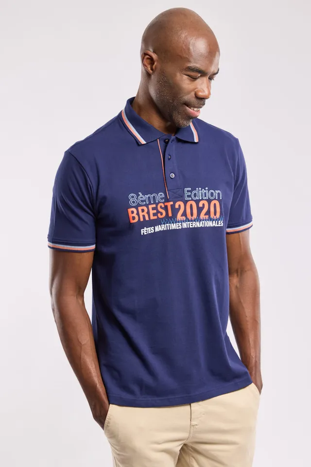 armor-lux-polo-brest-2020-homme-maille-piqu-e image 1