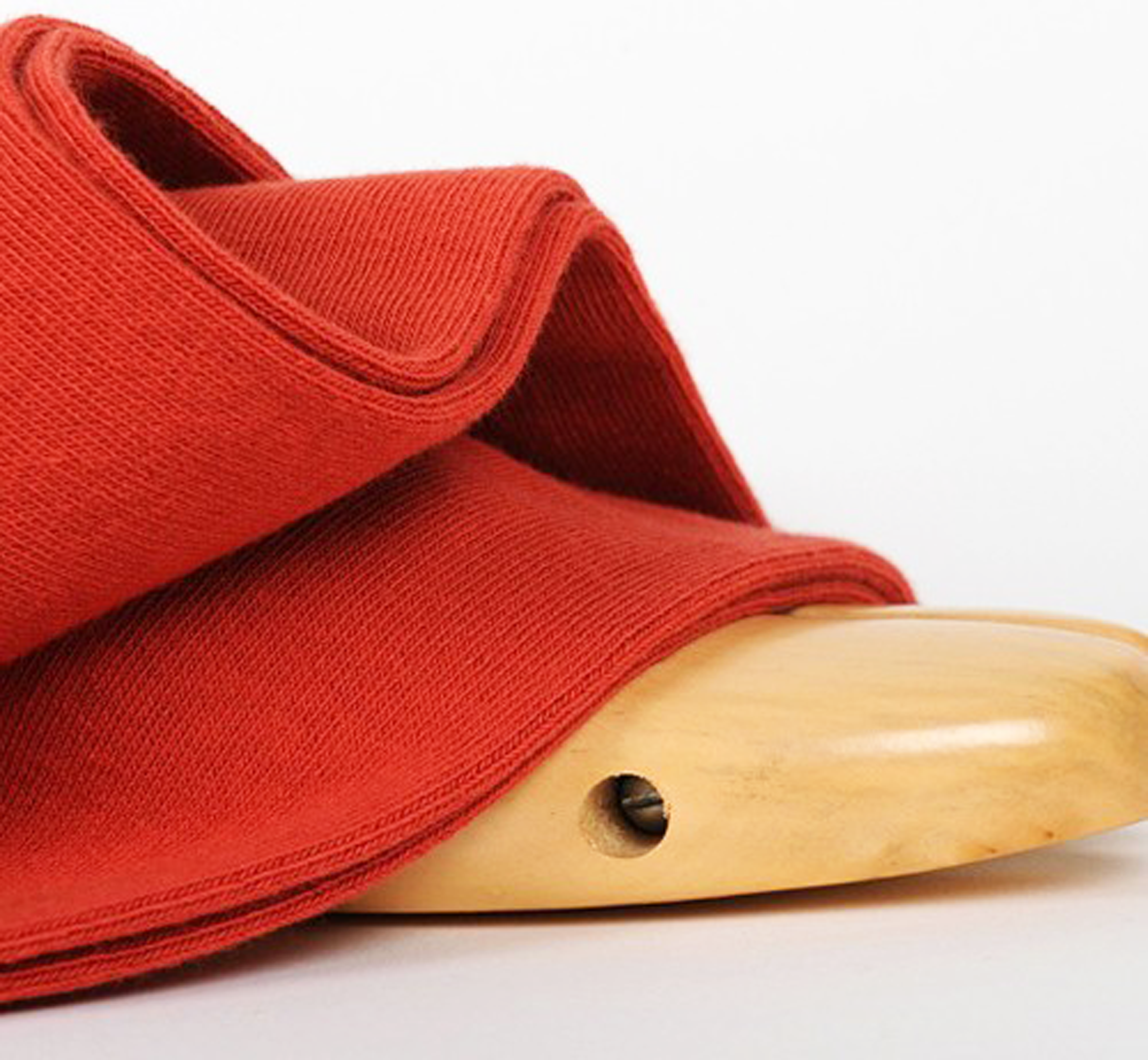 archiduchesse-rouge-brique-chaussettes-de-ville-coton-unisexe image 6