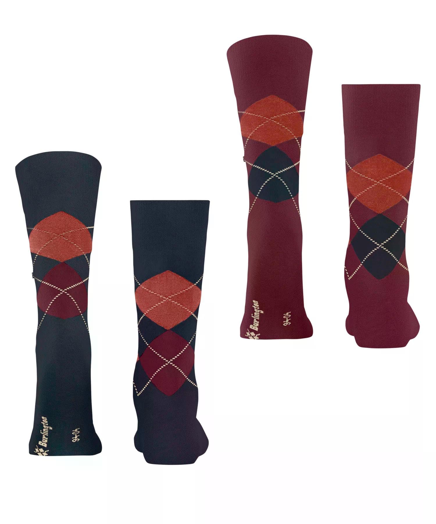 burlington-everyday-argyle-chaussettes-homme-coton-opaque image 2