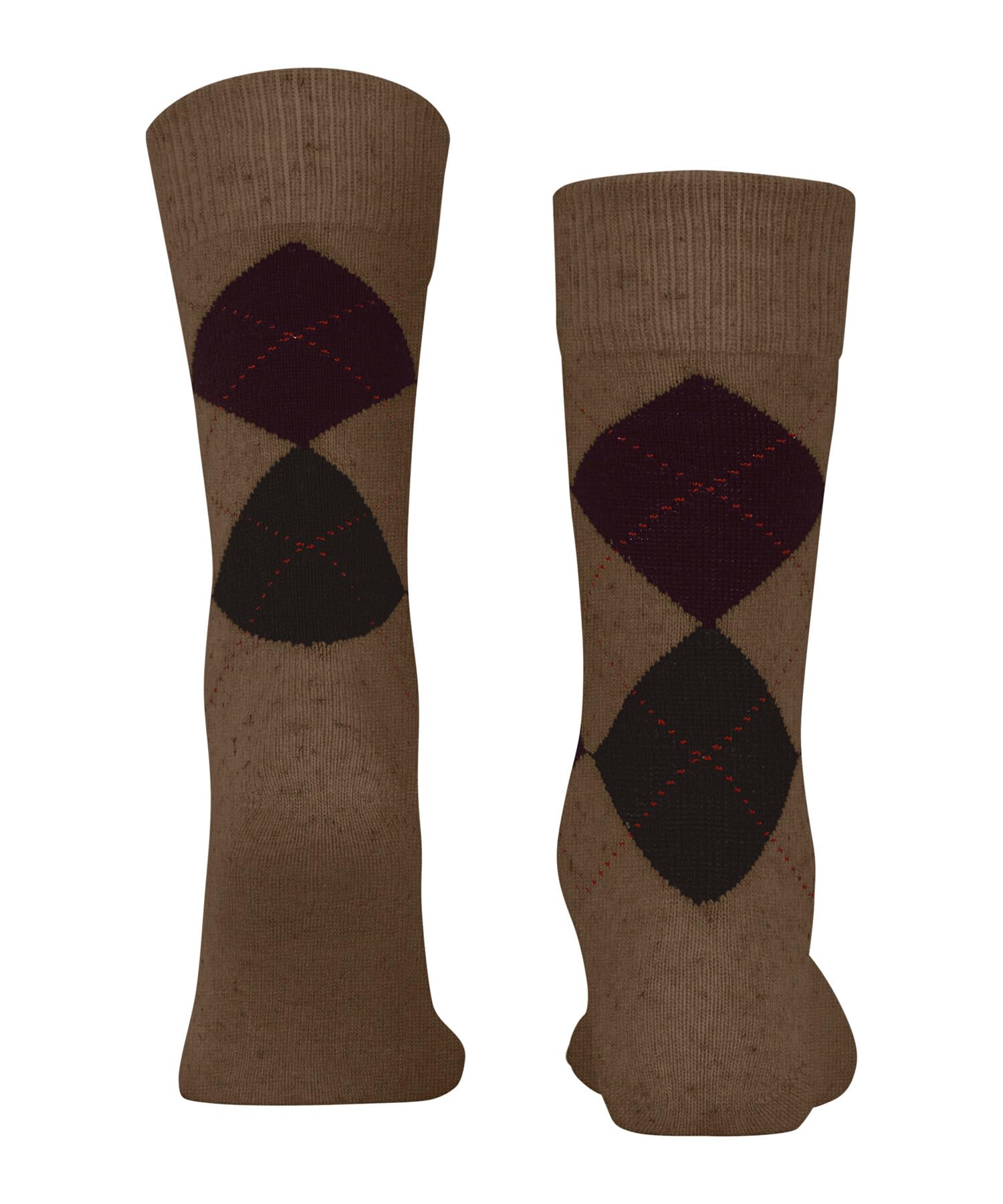 burlington-dundee-chaussettes-homme-marron-peanut-melange-5176-40-46-laine-visco image 2