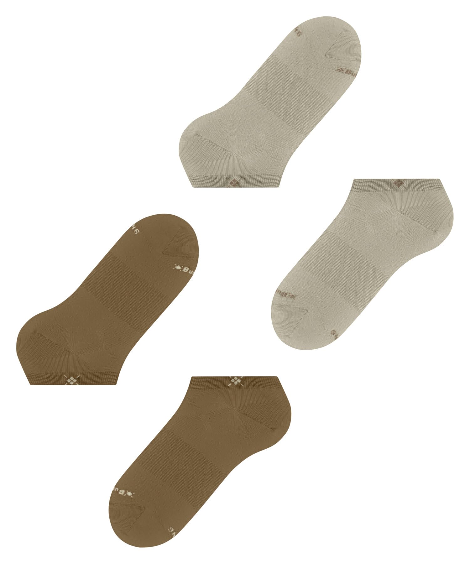 burlington-everyday-sneaker-multipack-chaussettes-basses-homme-coton-x2-beige-br image 5