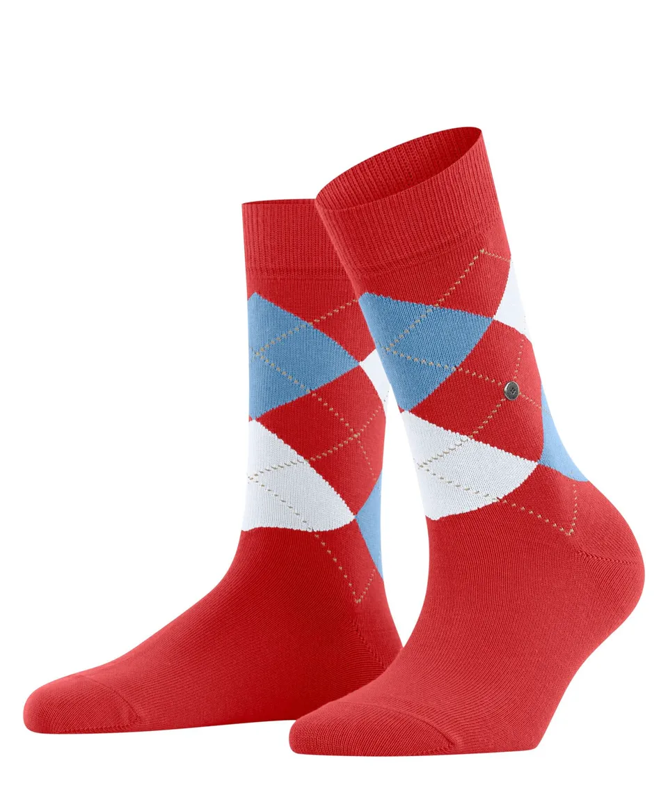 burlington-queen-chaussettes-femme-rouge-tulip-8081-36-41 image 1