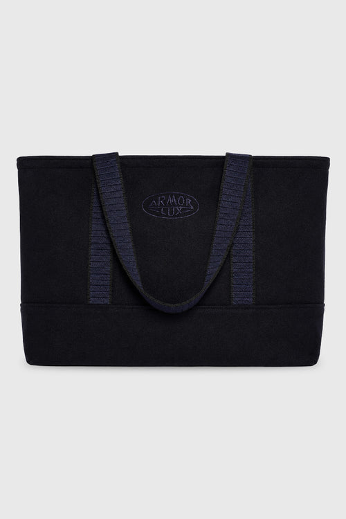 armor-lux-sac-cabas-drap-de-laine-44-x-32-5-cm-doublure-chambray image 2