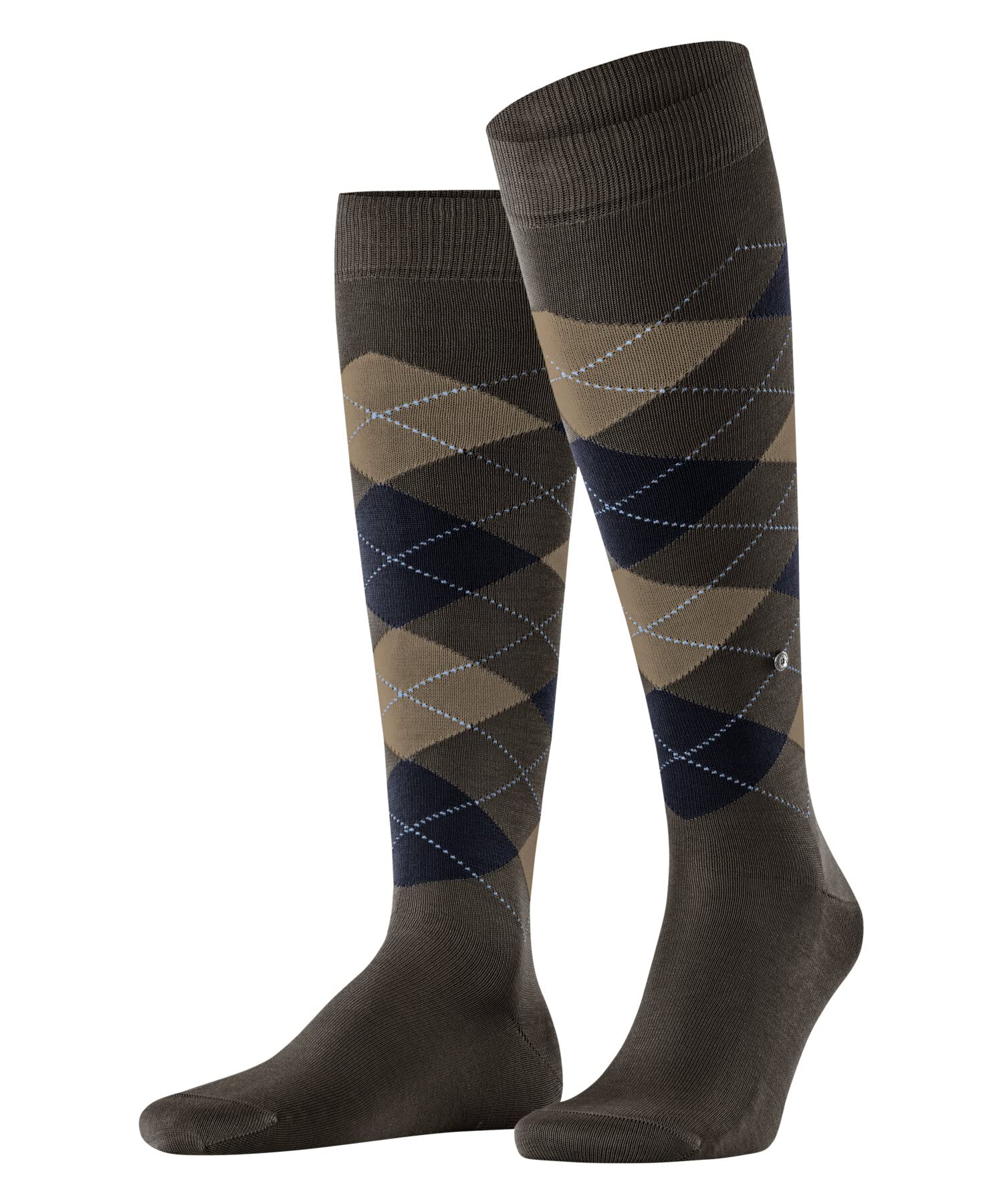 burlington-manchester-mi-bas-homme-coton-bio-opaque-losanges image 7