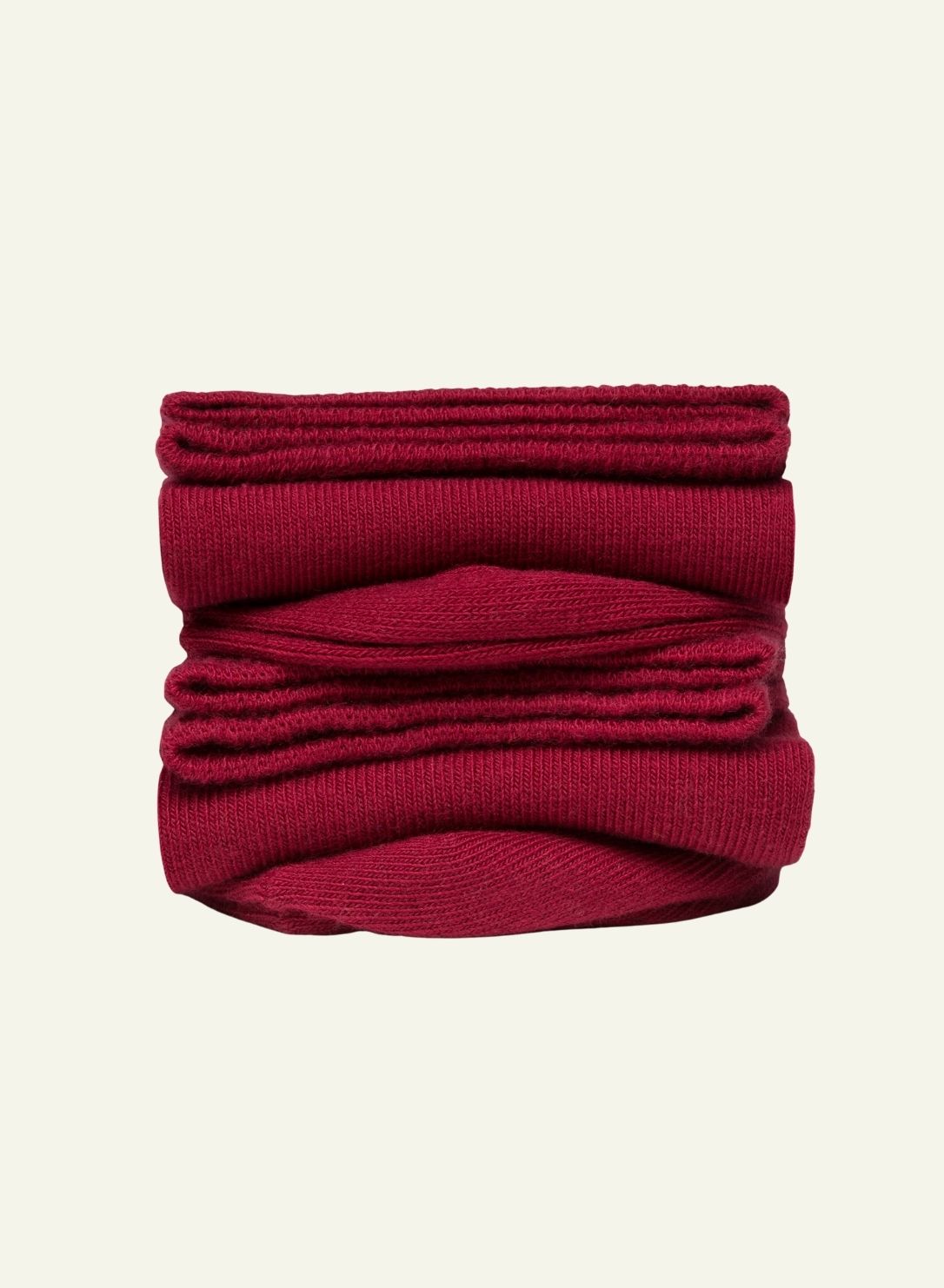 archiduchesse-de-ville-scarlett-o-lala-chaussettes-mi-hautes-coton-rouge image 1