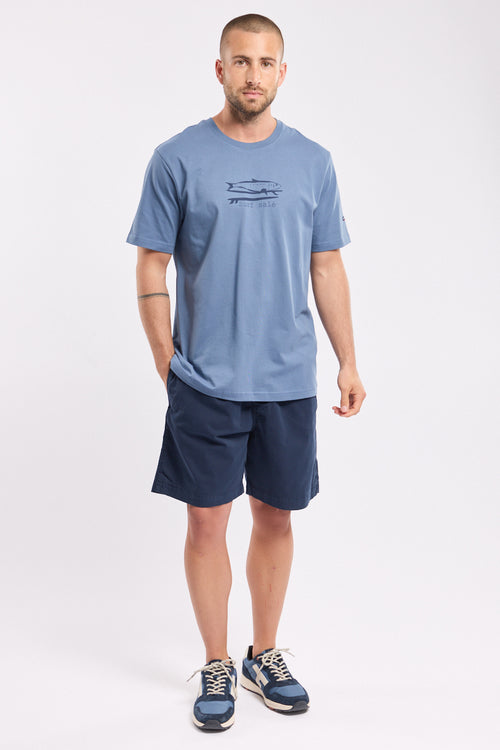 armor-lux-t-shirt-col-rond-homme-s-rigraphie-poitrine image 2