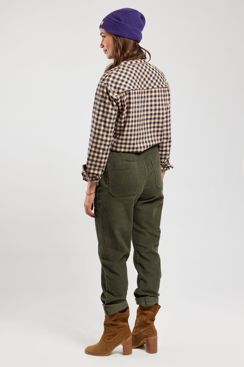 armor-lux-pantalon-velours-taille-lastique-coton-femme image 3