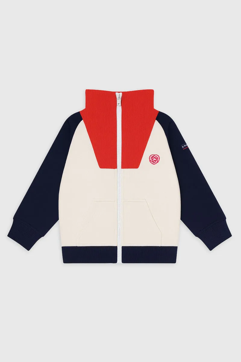 armor-lux-h-ritage-sweat-col-montant-kids-coton-zipp image 1