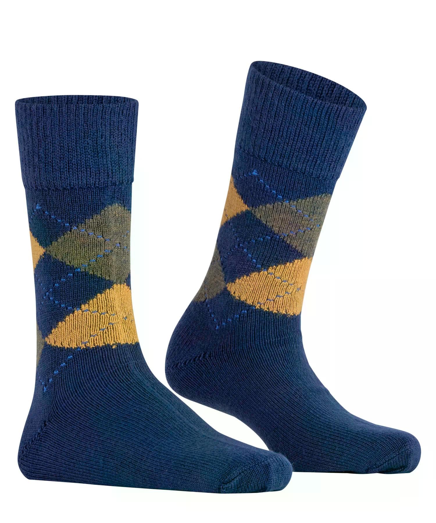 burlington-whitby-chaussettes-femme-chaudes-argyle-bleu-eventide-6877-36-41 image 5
