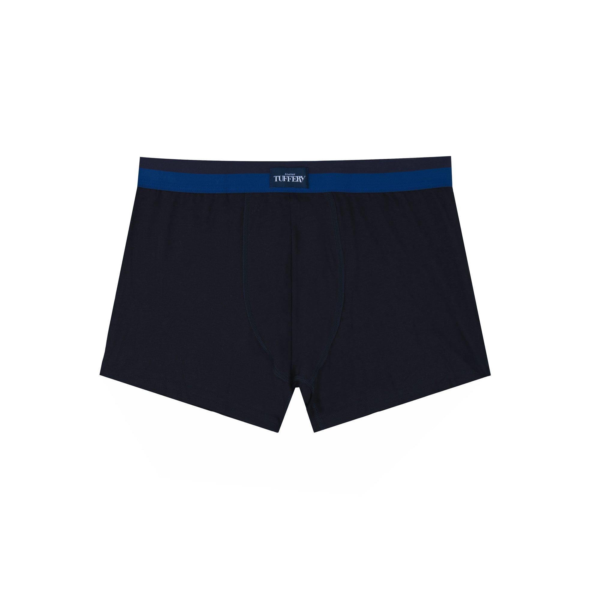 atelier-tuffery-boxer-noir-coton-bio-homme image 1