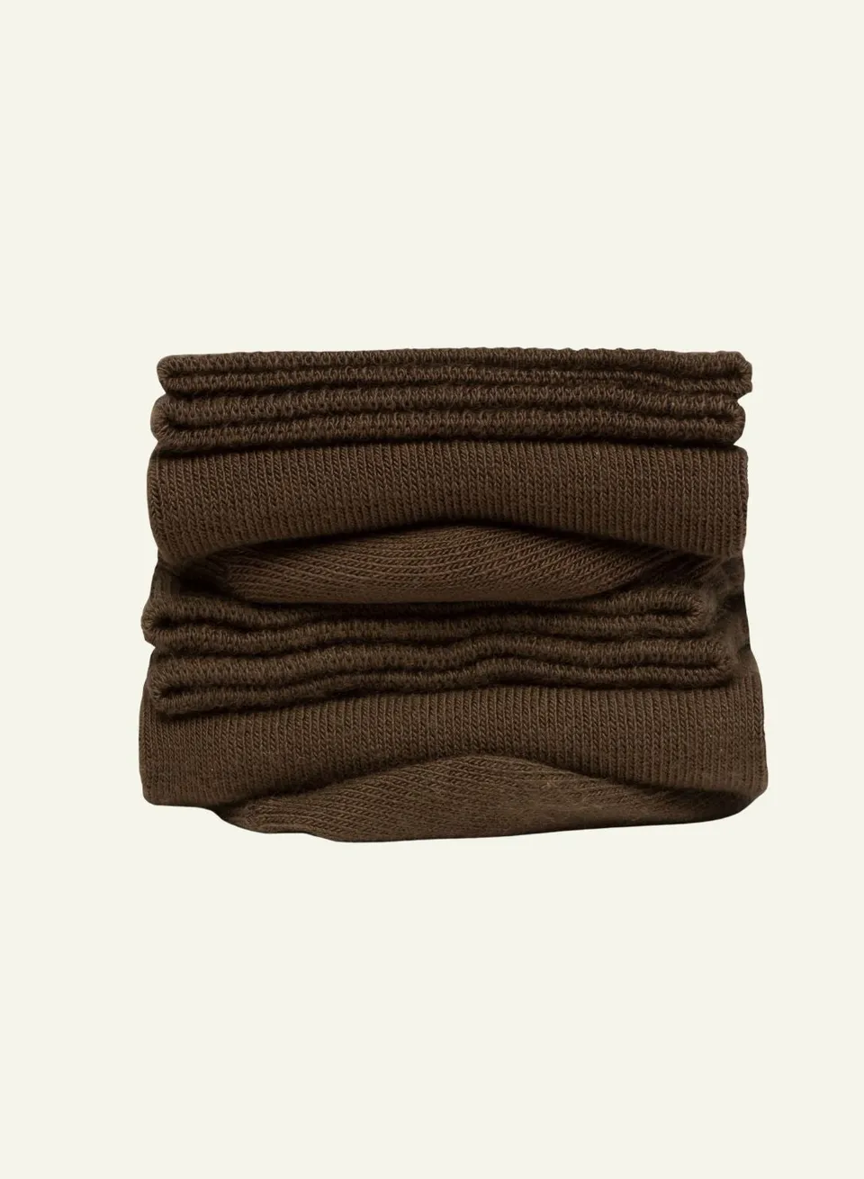 archiduchesse-de-ville-marron-chocolat-chaussettes-mi-hautes-unisexes image 1