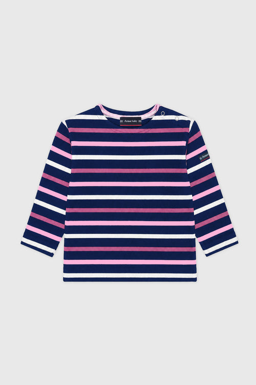 armor-lux-marini-re-b-b-tricolore-manches-longues-coton-interlock image 2