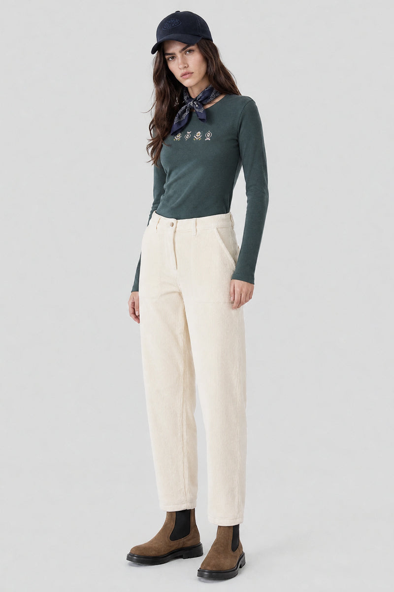 armor-lux-pantalon-velours-coupe-droite-coton-stretch image 1