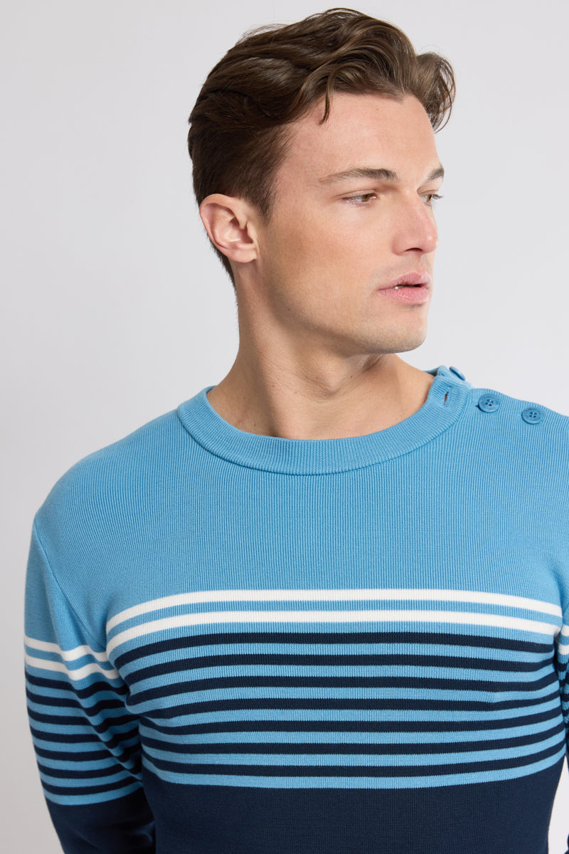 armor-lux-pull-marin-ray-groix-coton-homme image 2