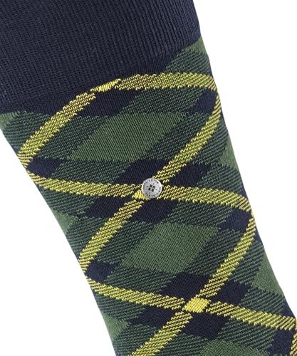 burlington-tartan-chaussettes-homme-coton-bleu-marine image 8