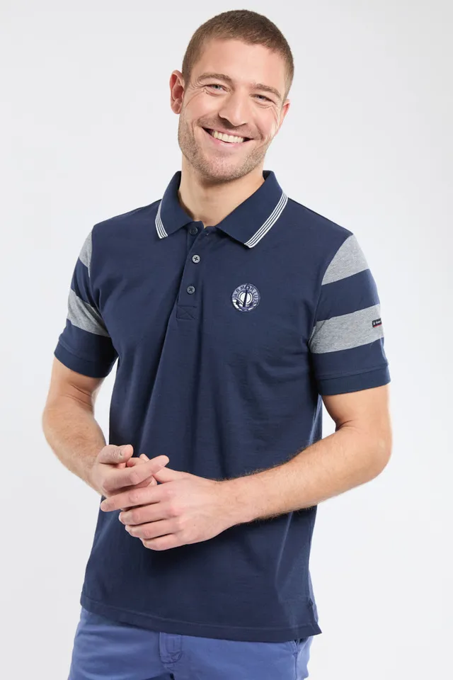 armor-lux-polo-homme-manches-courtes-coton-l-ger-rayures-manches image 1
