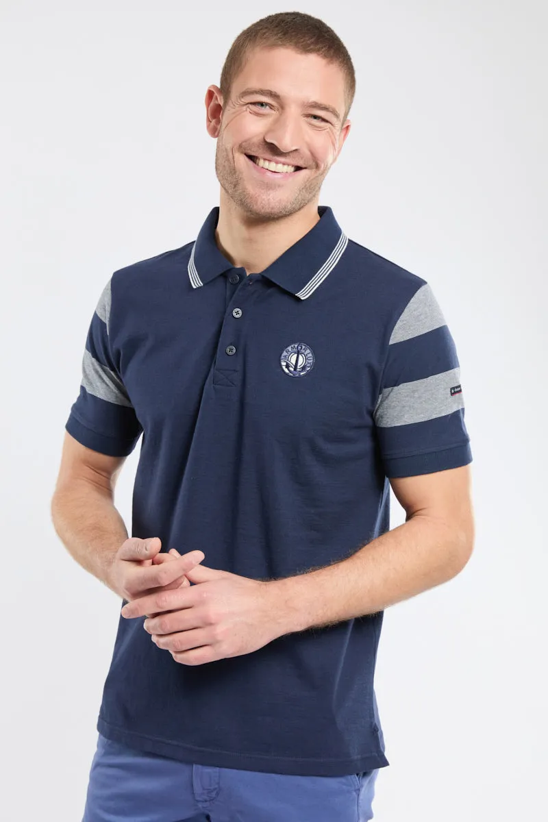 armor-lux-polo-homme-manches-courtes-coton-l-ger-rayures-manches image 1