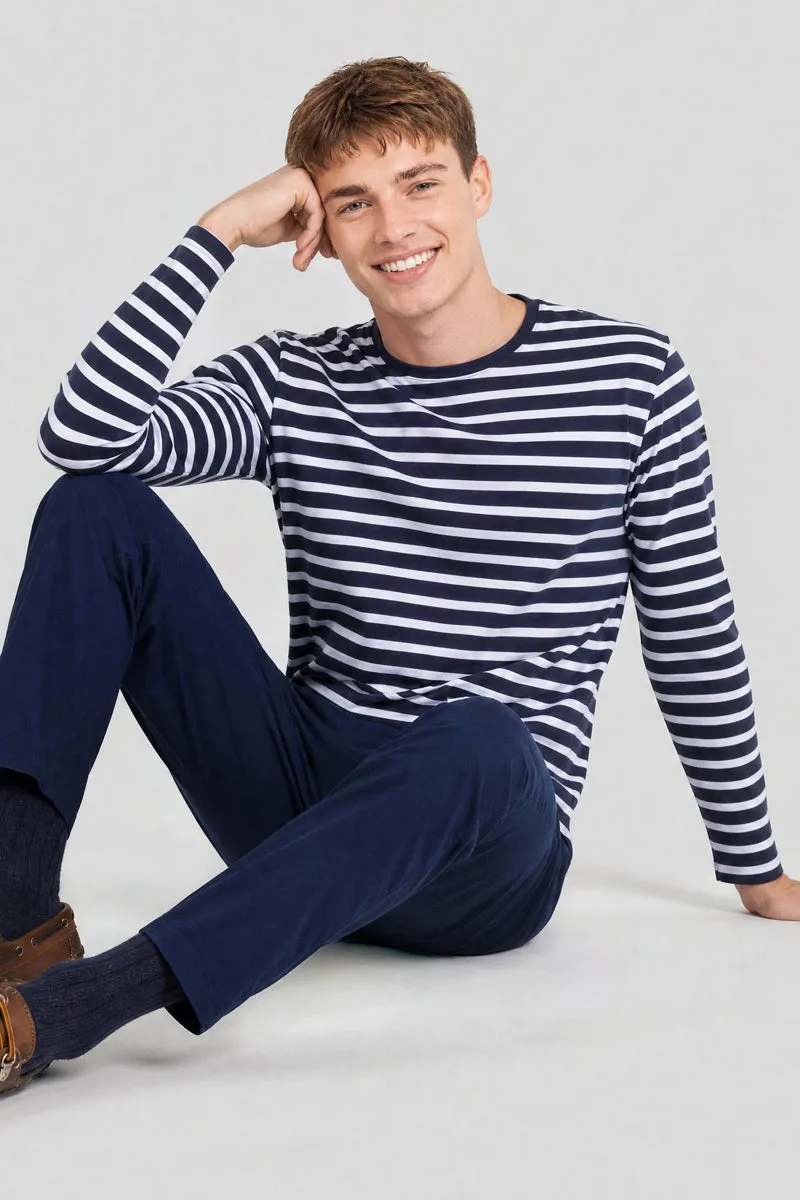 armor-lux-marini-re-crozon-homme-manches-longues-coton image 1