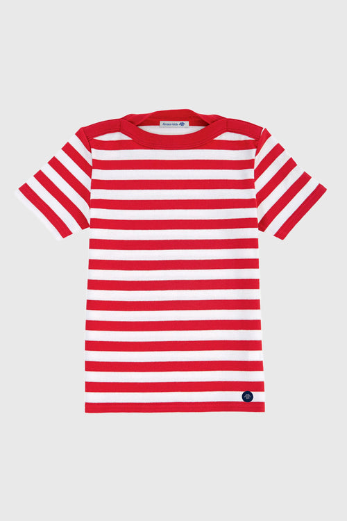 armor-lux-marini-re-enfant-manches-courtes-coton-lasthanne image 2