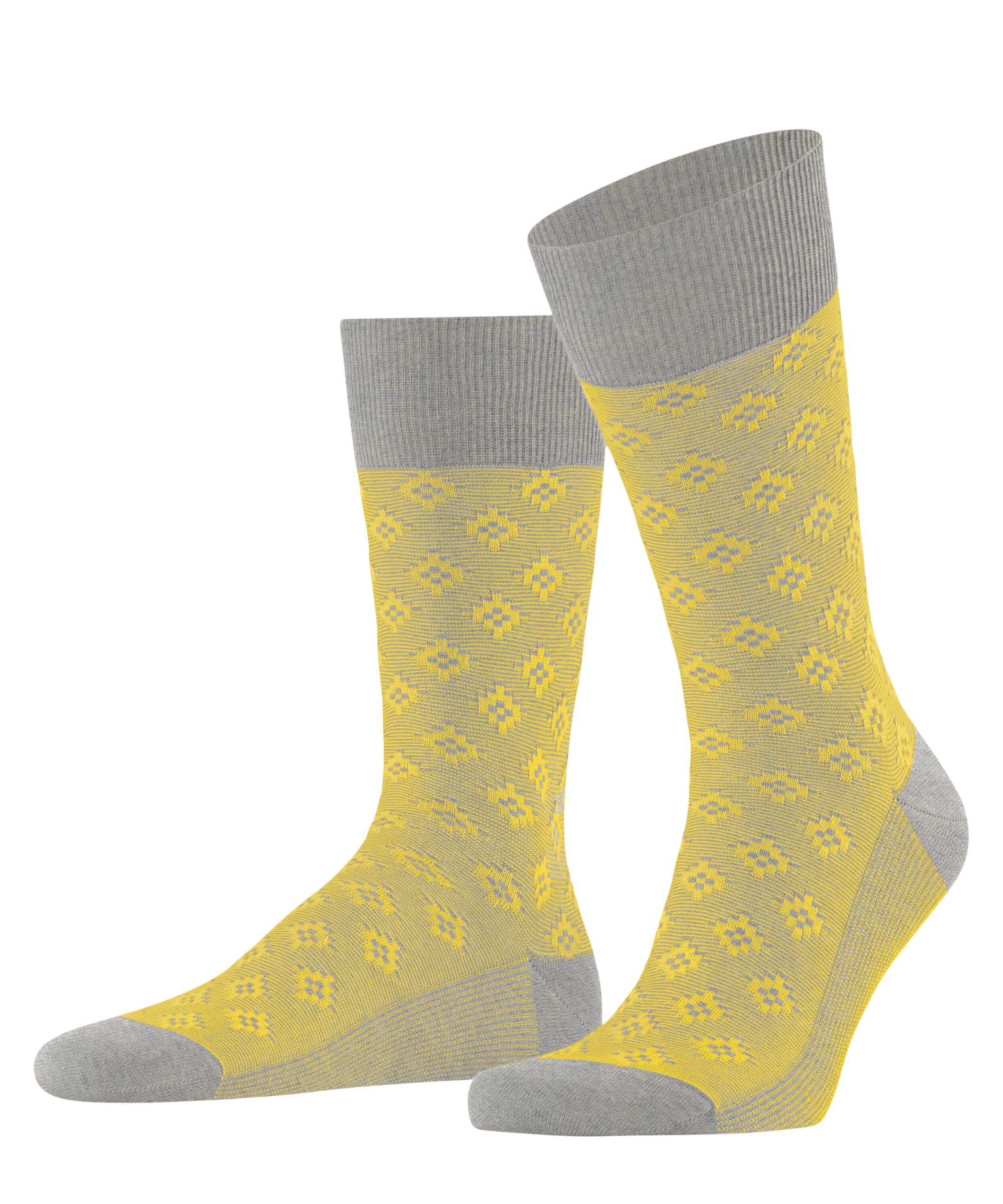 burlington-fresco-flair-chaussettes-homme-mi-mollet-coton-motif-fantaisie image 7