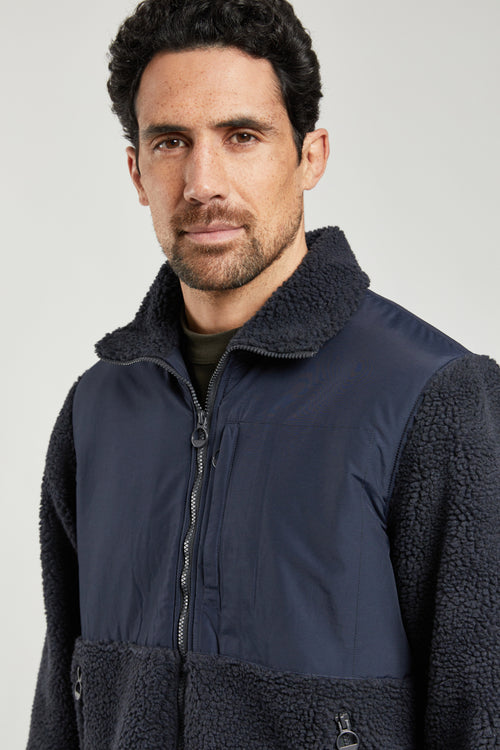 armor-lux-h-ritage-veste-sherpa-zip-homme-polyester-contrast-e image 3