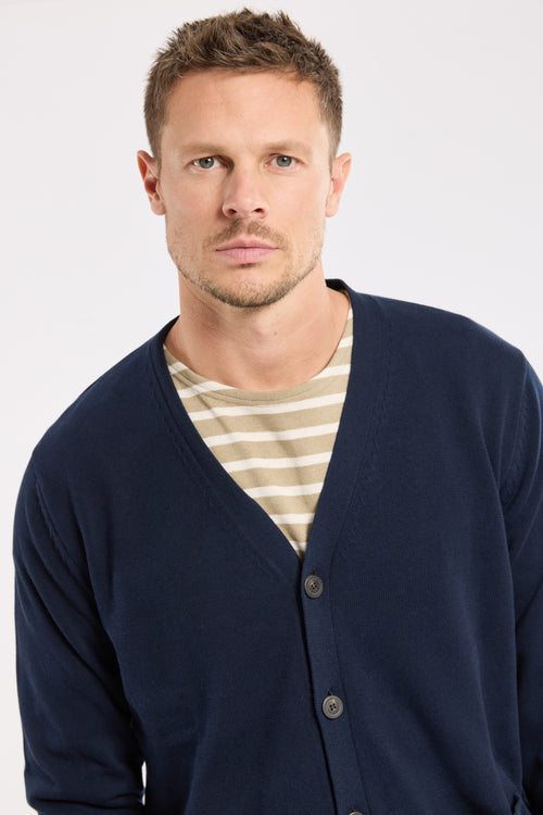 armor-lux-h-ritage-gilet-sans-manches-coton-boutonn-col-v image 3