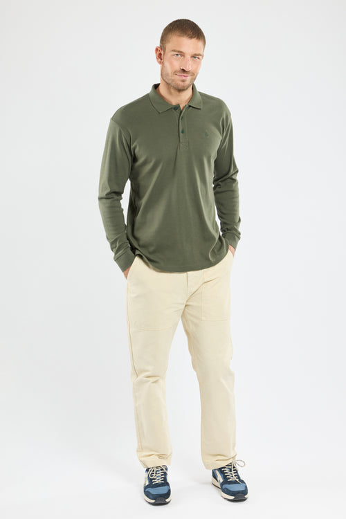 armor-lux-polo-homme-ancre-brod-e-manches-longues-coton image 4