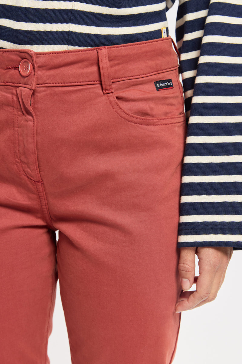 armor-lux-pantalon-droit-femme-5-poches-coton-stretch image 3