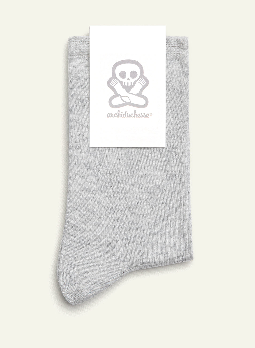 archiduchesse-mistigri-grise-chaussettes-courtes-coton-recycl image 3