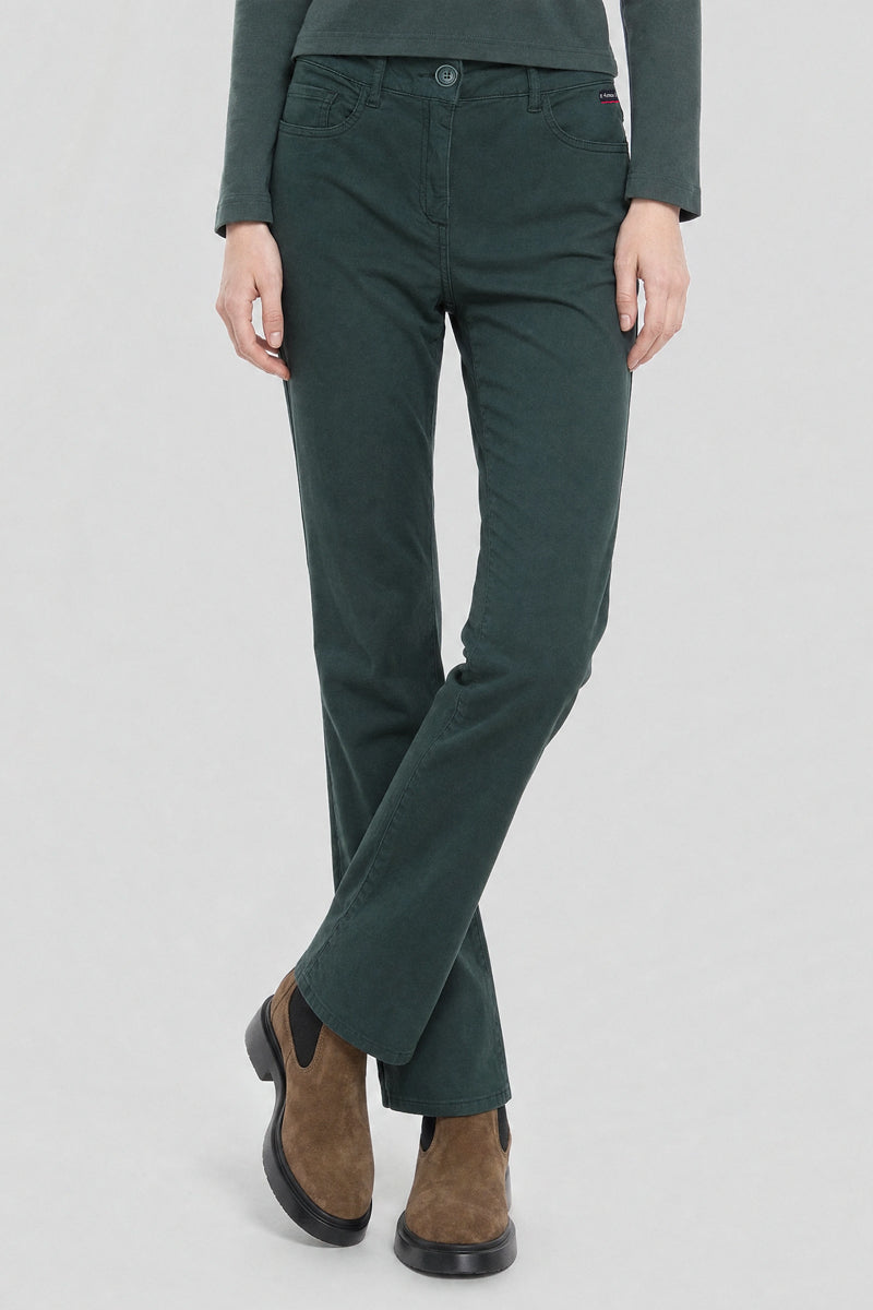 armor-lux-pantalon-droit-femme-gabardine-coton-taille-haute image 4