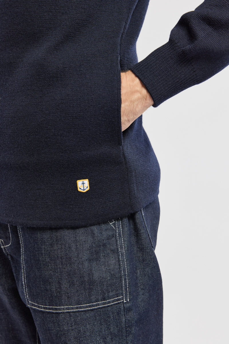 armor-lux-cardigan-plouescat-homme-100-laine-zipp image 4