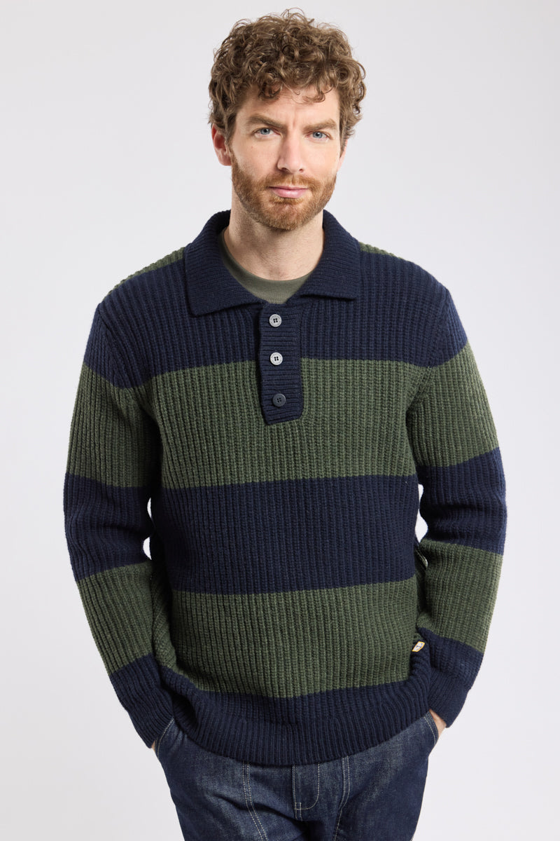 armor-lux-pull-col-polo-laine-homme-h-ritage image 1