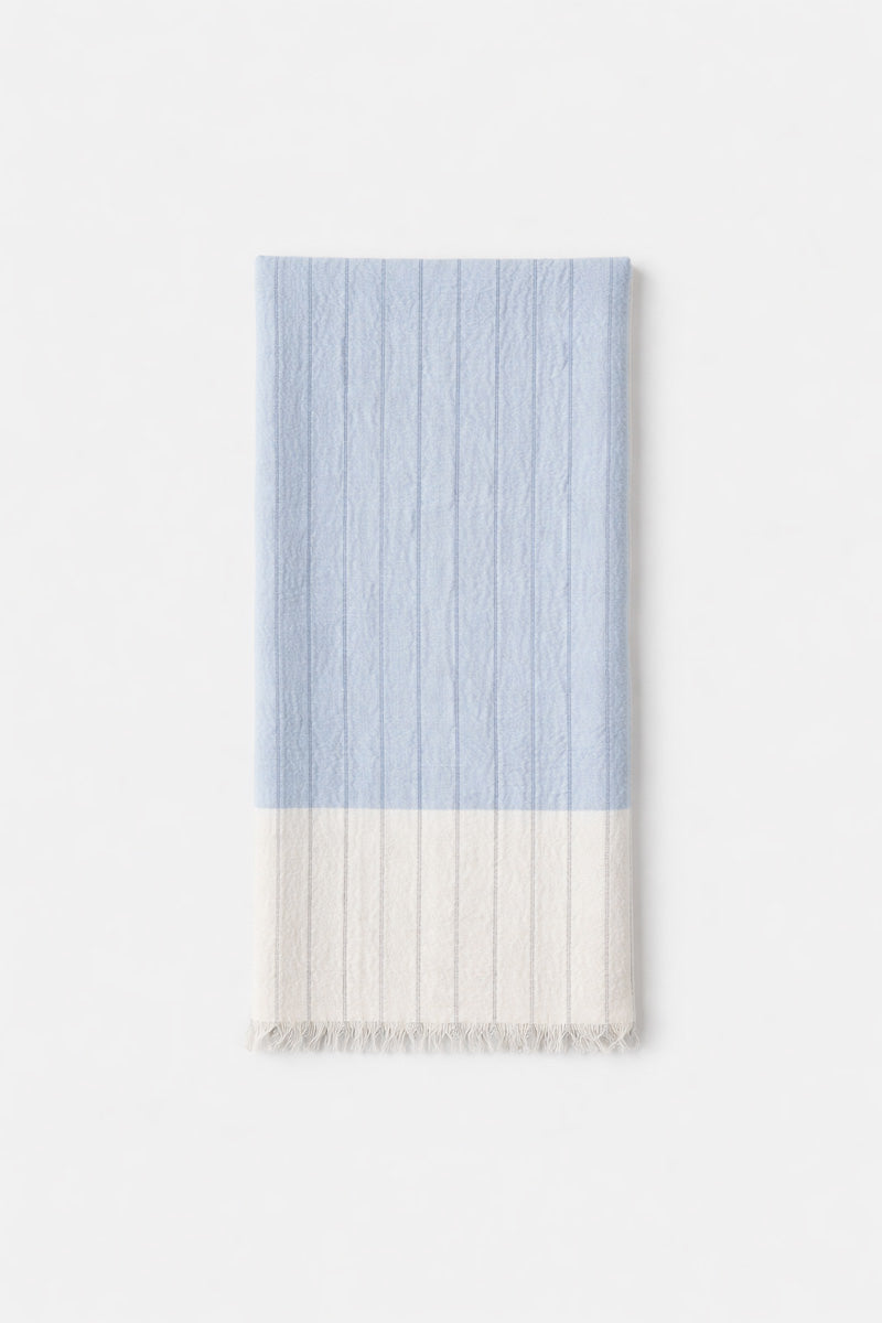 armor-lux-foulard-ray-100-coton-franges-70x200-cm image 2