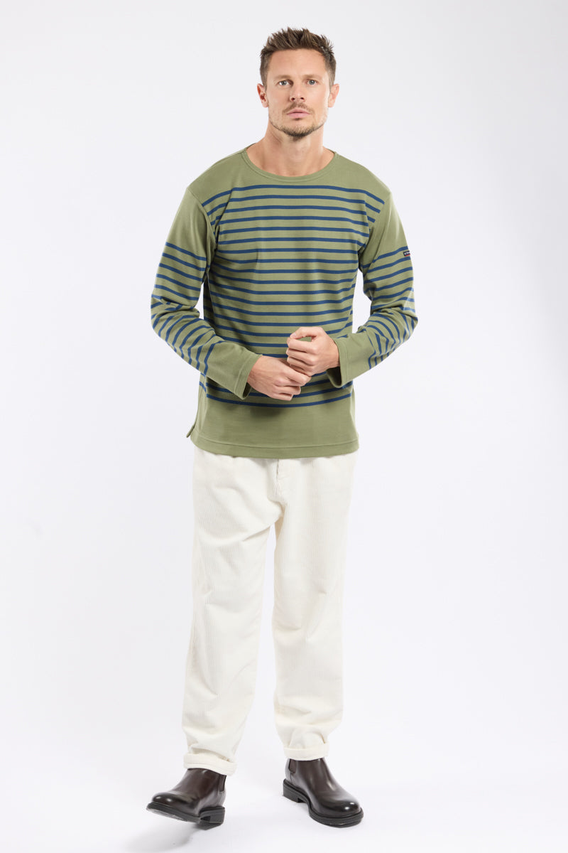 armor-lux-marini-re-homme-manches-longues-coton-pais-interlock-210g-m image 3