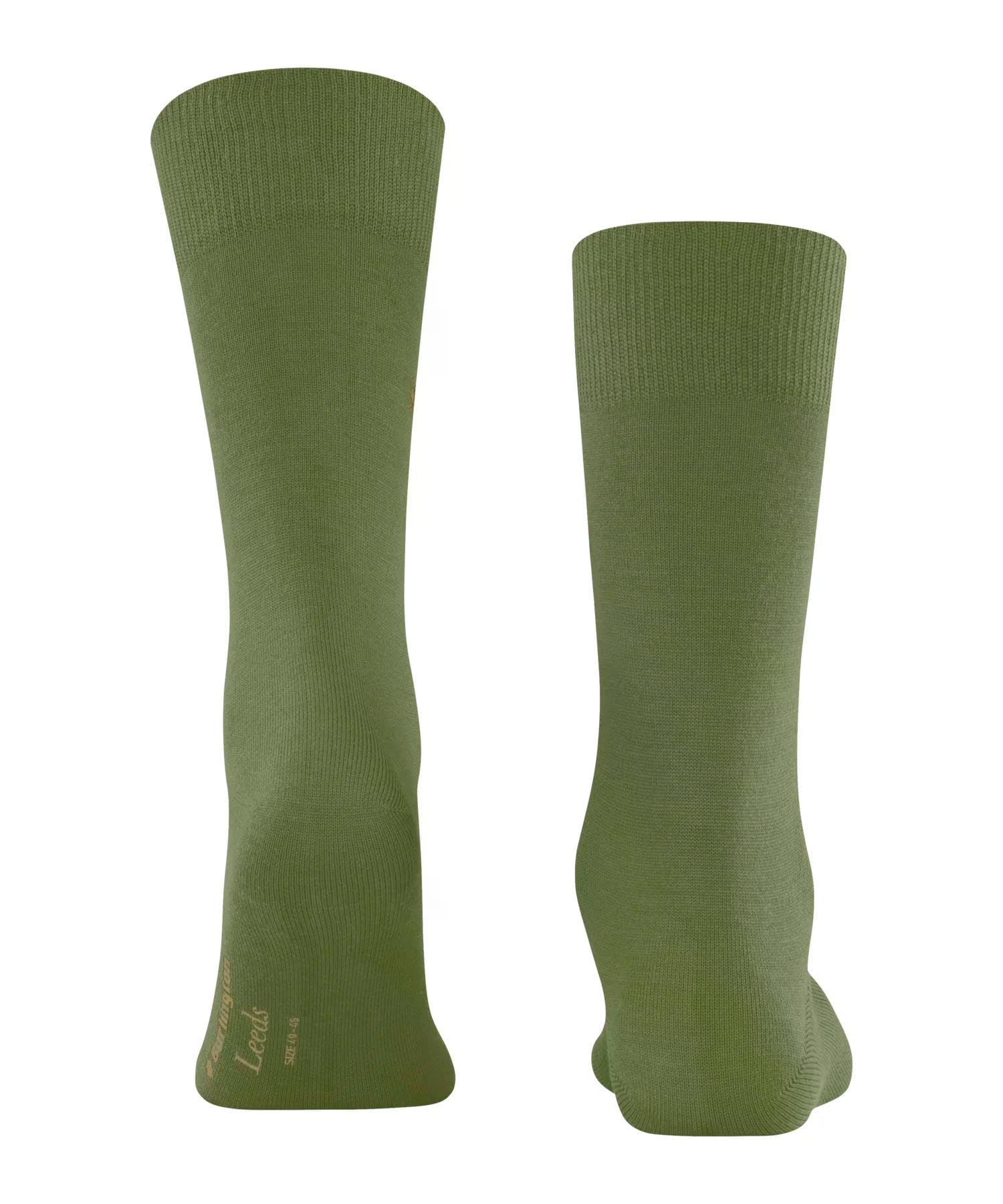 burlington-leeds-chaussettes-homme-coton-laine-unies-vert-jade-7685-40-46 image 2