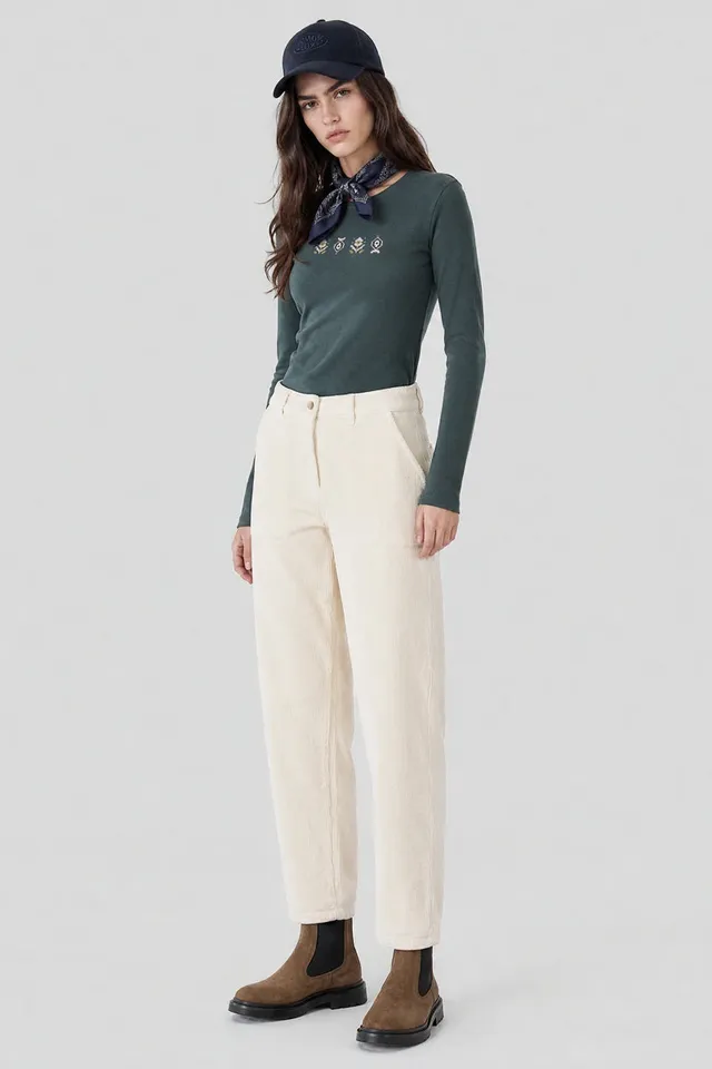 armor-lux-pantalon-velours-coupe-droite-coton-stretch image 1