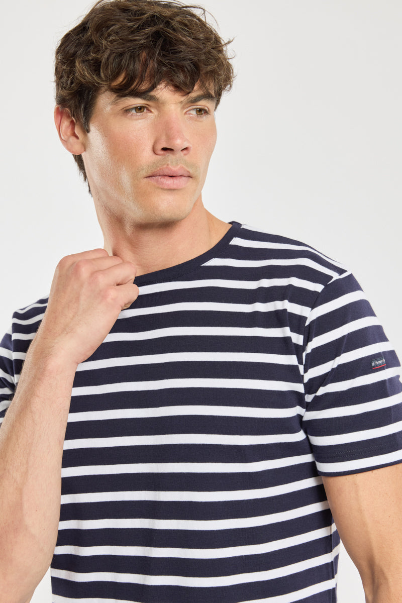 armor-lux-marini-re-morgat-homme-manches-courtes-coton-2 image 2