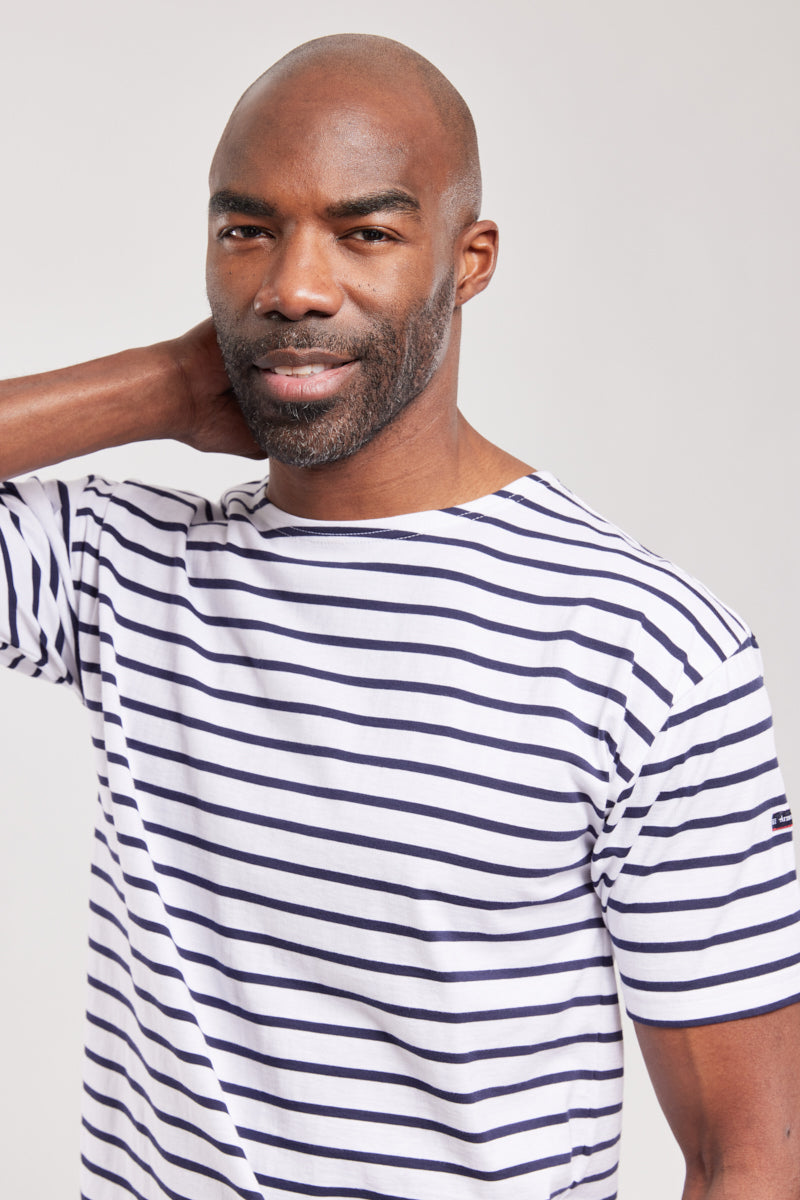 armor-lux-marini-re-do-lan-homme-coton-pais-manches-courtes image 1