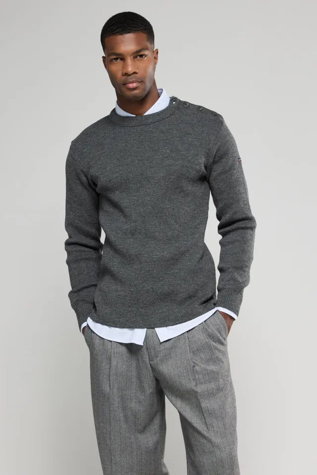 armor-lux-pull-marin-fouesnant-uni-100-laine-seconde-peau image 1