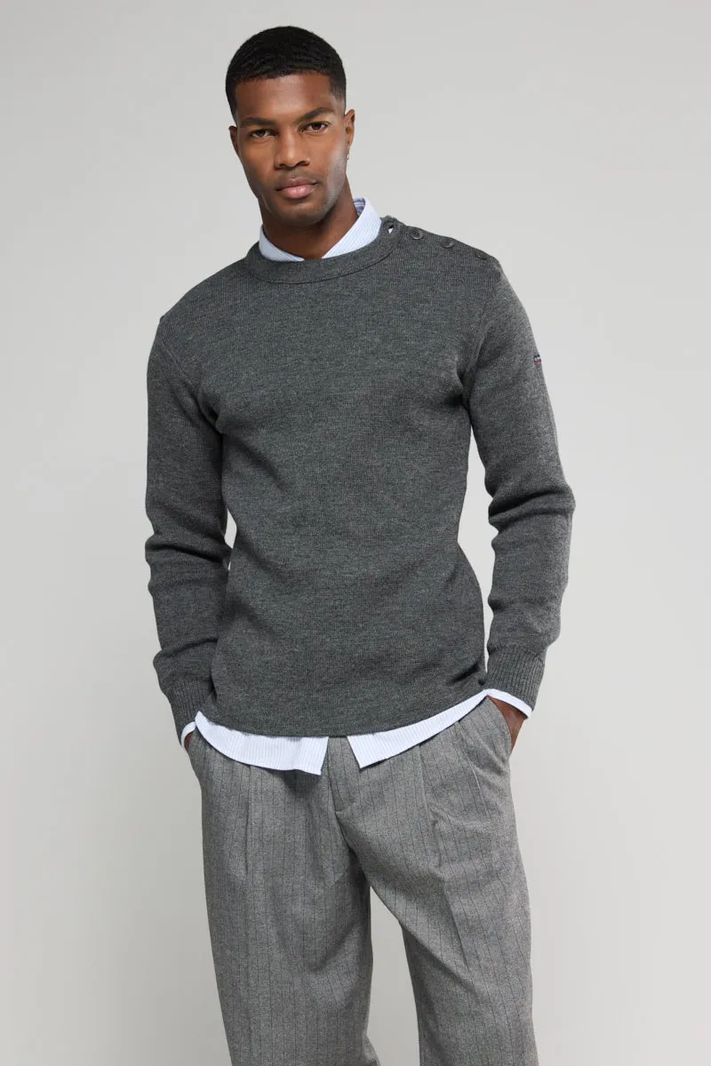 armor-lux-pull-marin-fouesnant-uni-100-laine-seconde-peau image 1
