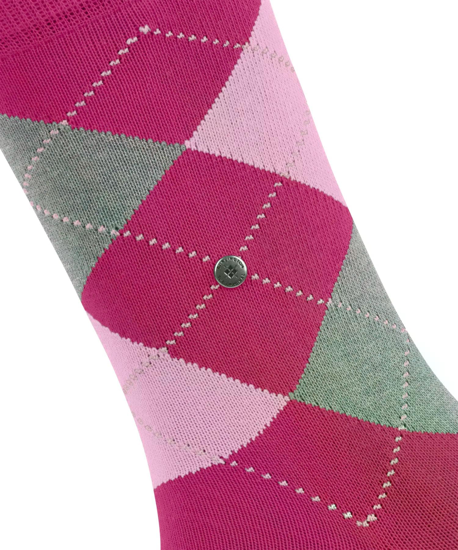 burlington-queen-chaussettes-femme-coton-fantaisie-rouge-aubergine-8764-36-41 image 5