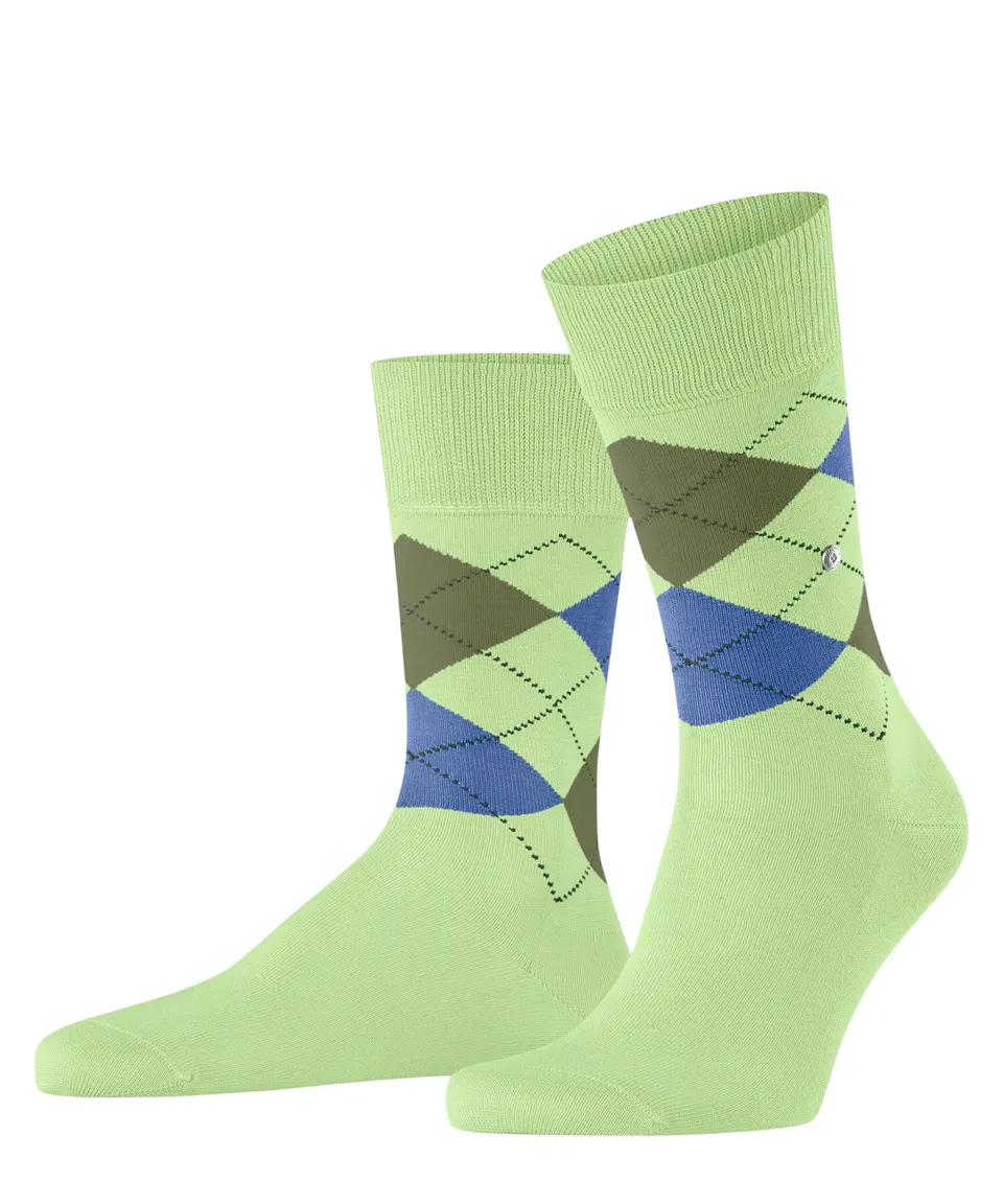 burlington-manchester-chaussettes-homme-vert-jade-7434-40-46 image 1