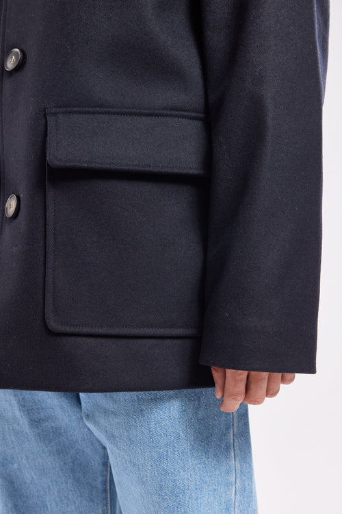 armor-lux-caban-homme-drap-de-laine-col-sherpa-amovible image 6