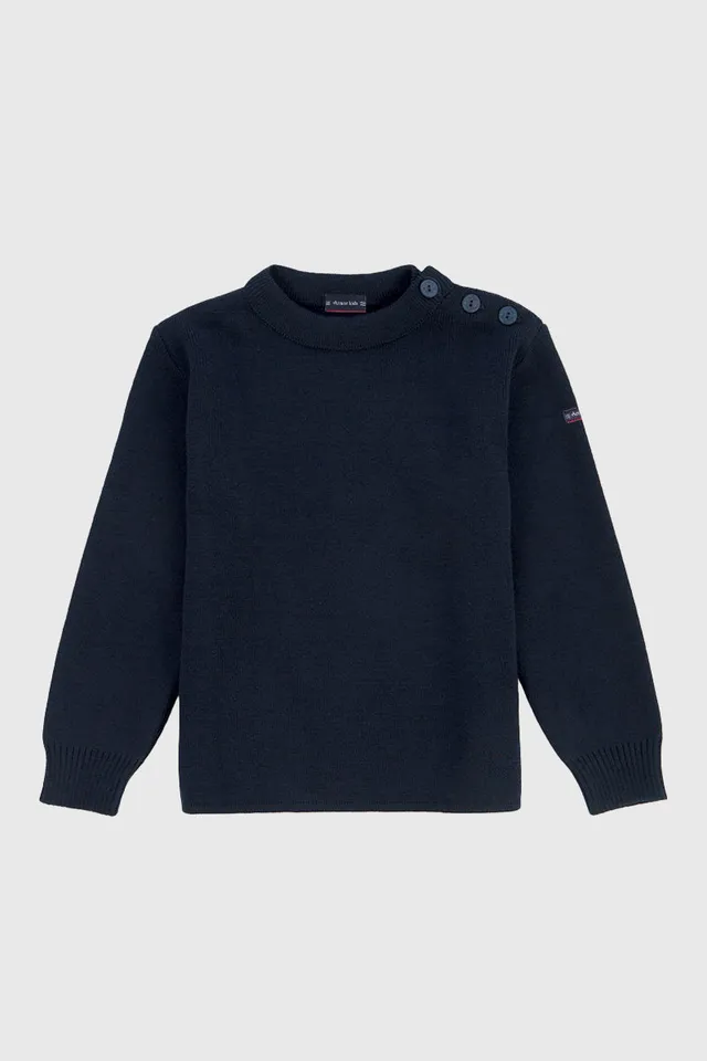 armor-lux-pull-marin-uni-fouesnant-kids-pull-enfant image 1